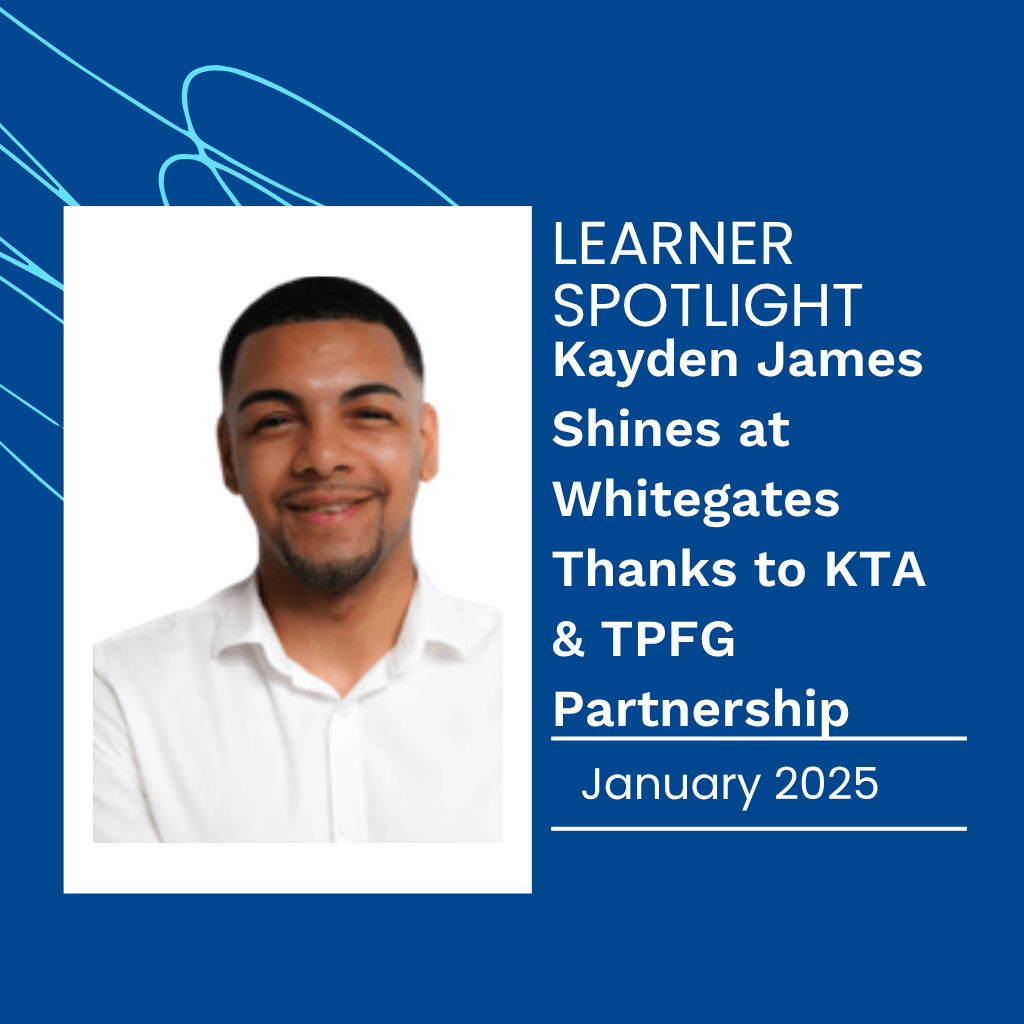 From Apprentice to Pro: Kayden James Shines at Whitegates Thanks to KTA & TPFG Partnership